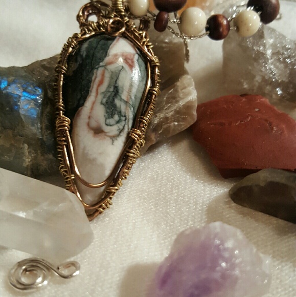 Healing Stones and Crystals,,,weaved by Me ,HP - Picture 5 of 7
